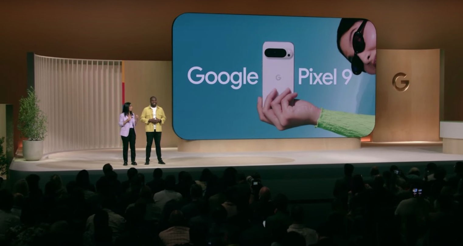 Escenario de presentación de los Google Pixel 9