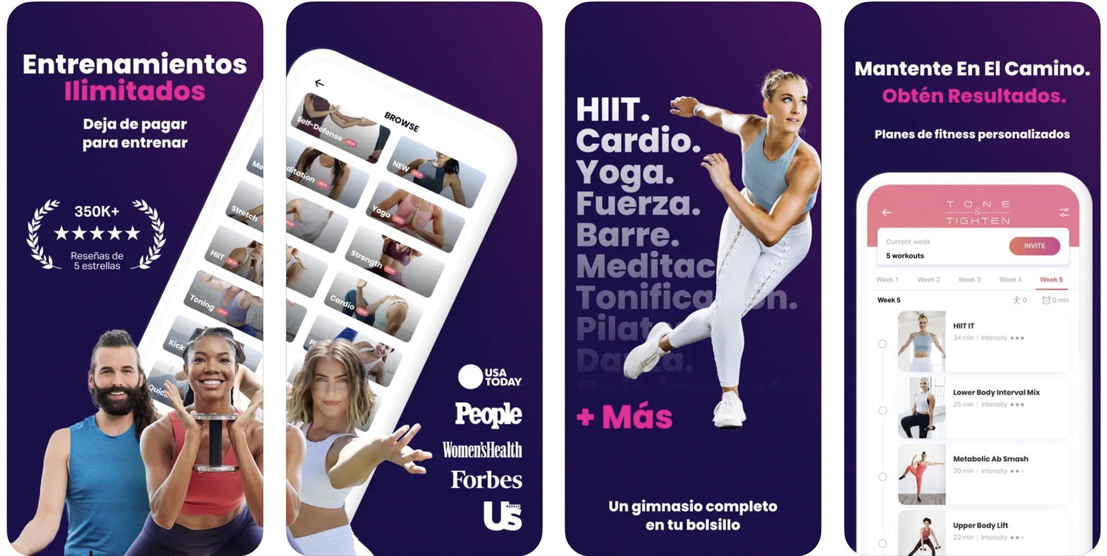 FitOn, app para iPhone