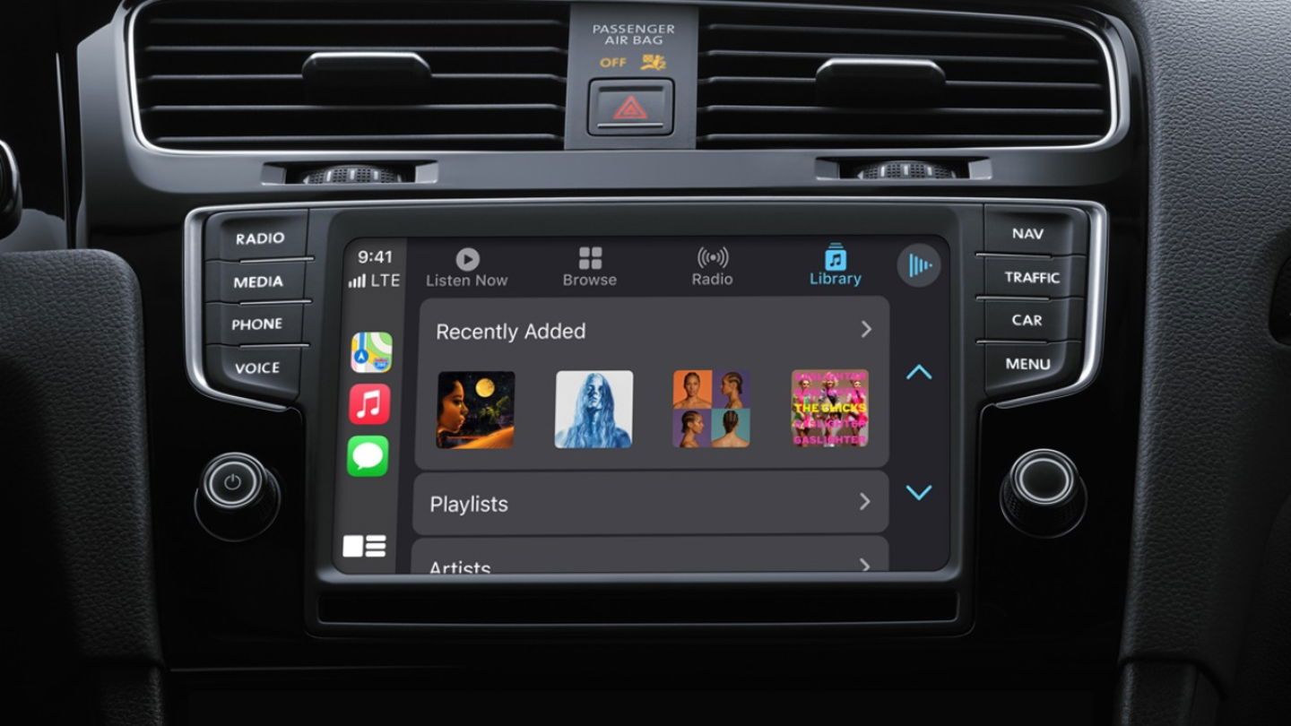 Botones de Apple Music en CarPlay