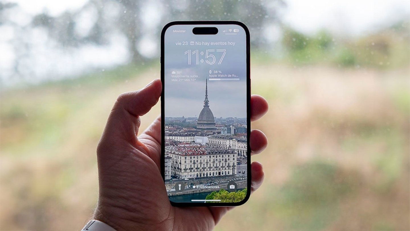 User with iPhone 14 Pro Max