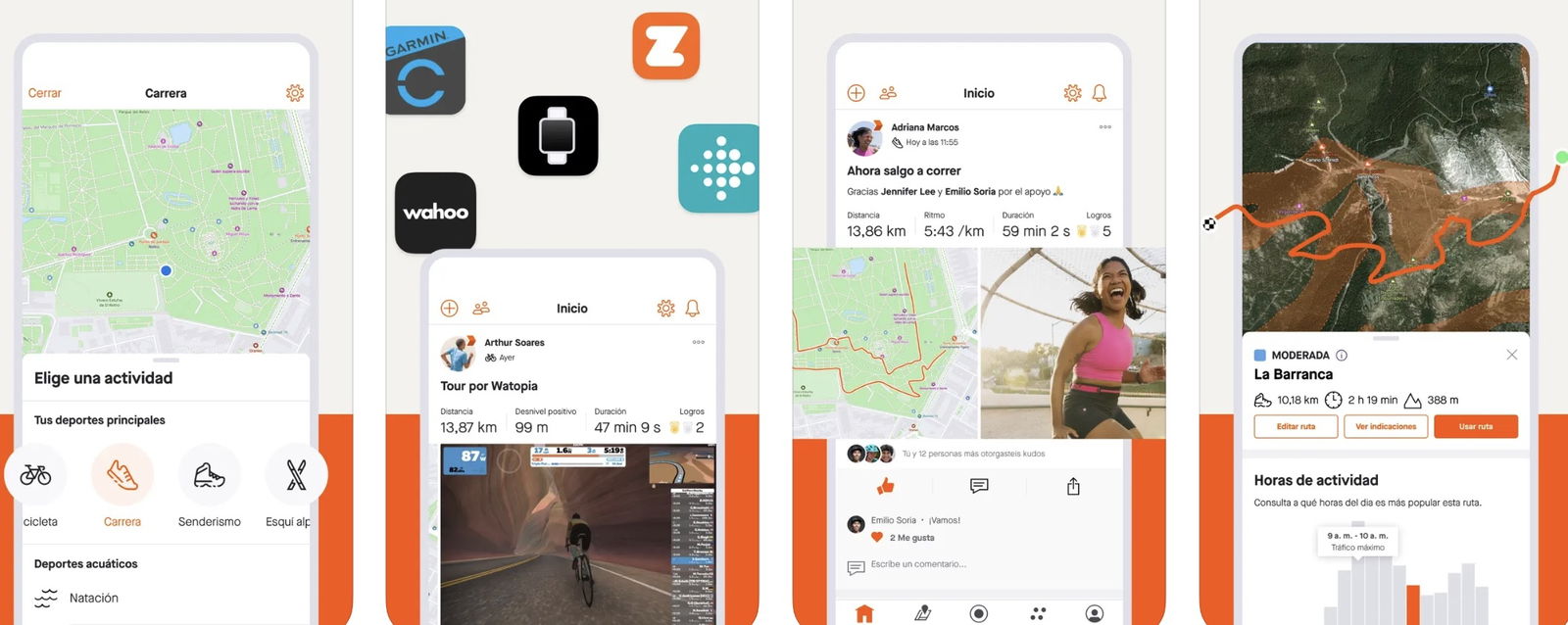 Strava, app para iPhone