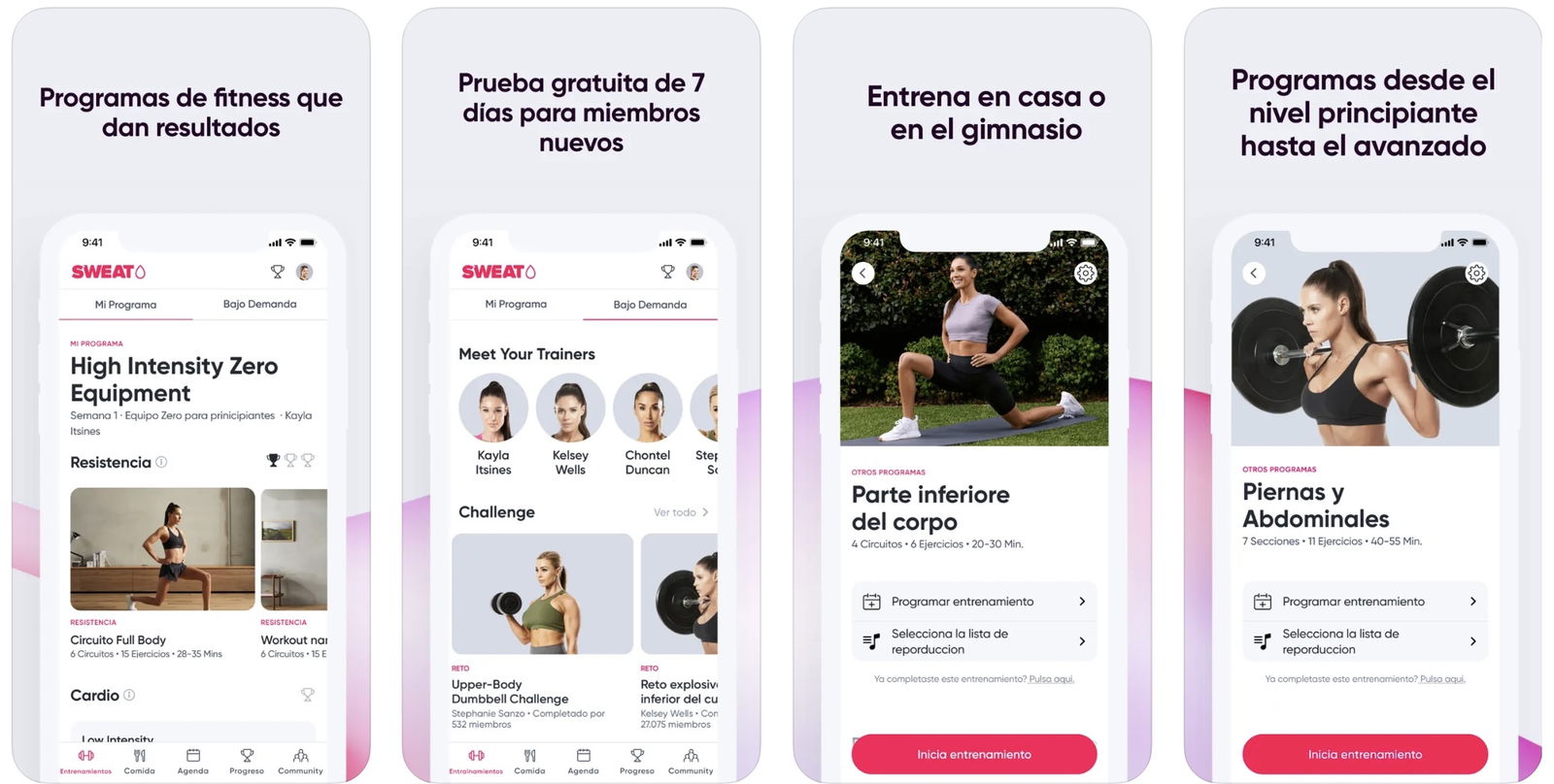 Sweat, app para iPhone