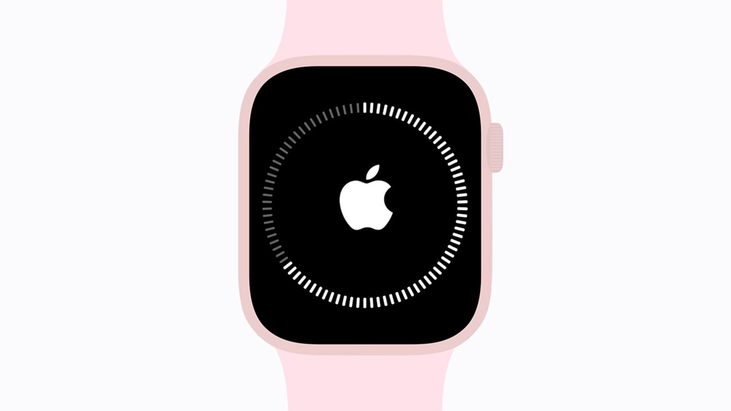 Apple Watch instalando una actualización