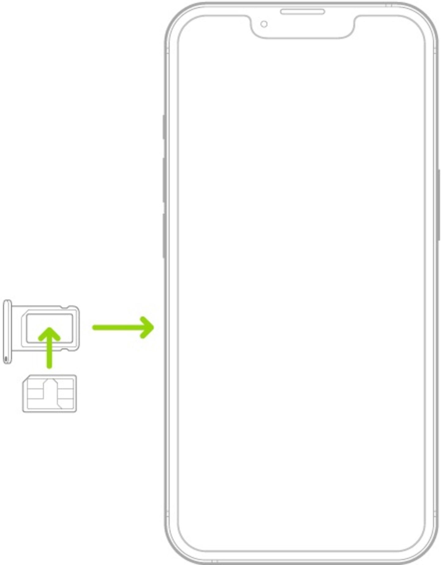 Colocar SIM en iPhone