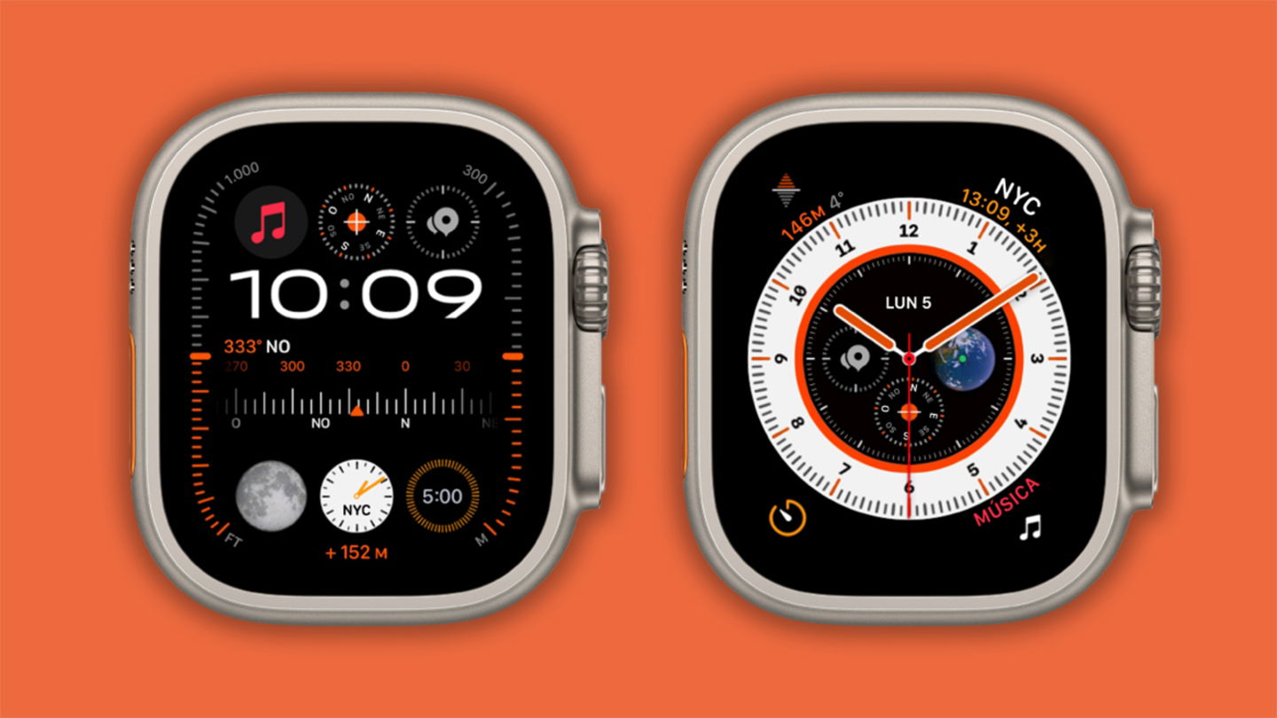 Esferas exclusivas del Apple Watch Ultra