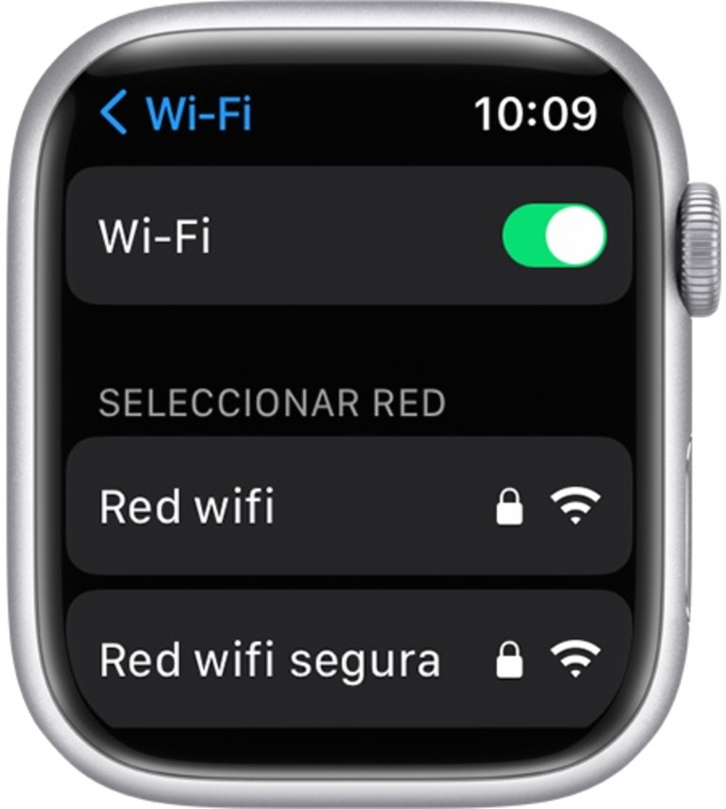 Conectarse a Wi-Fi en Apple Watch