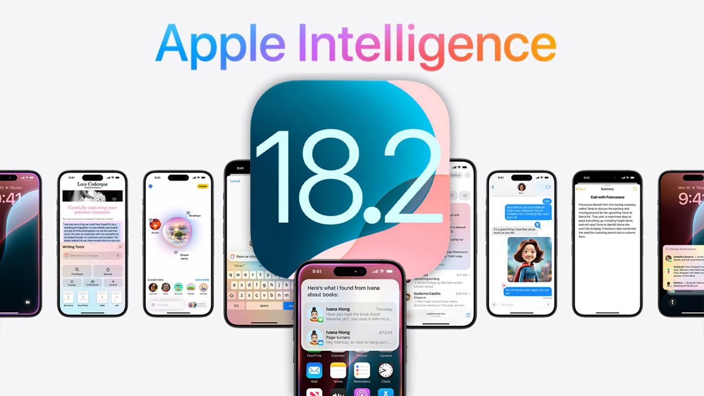 Apple Intelligence con icono de iOS 18.2