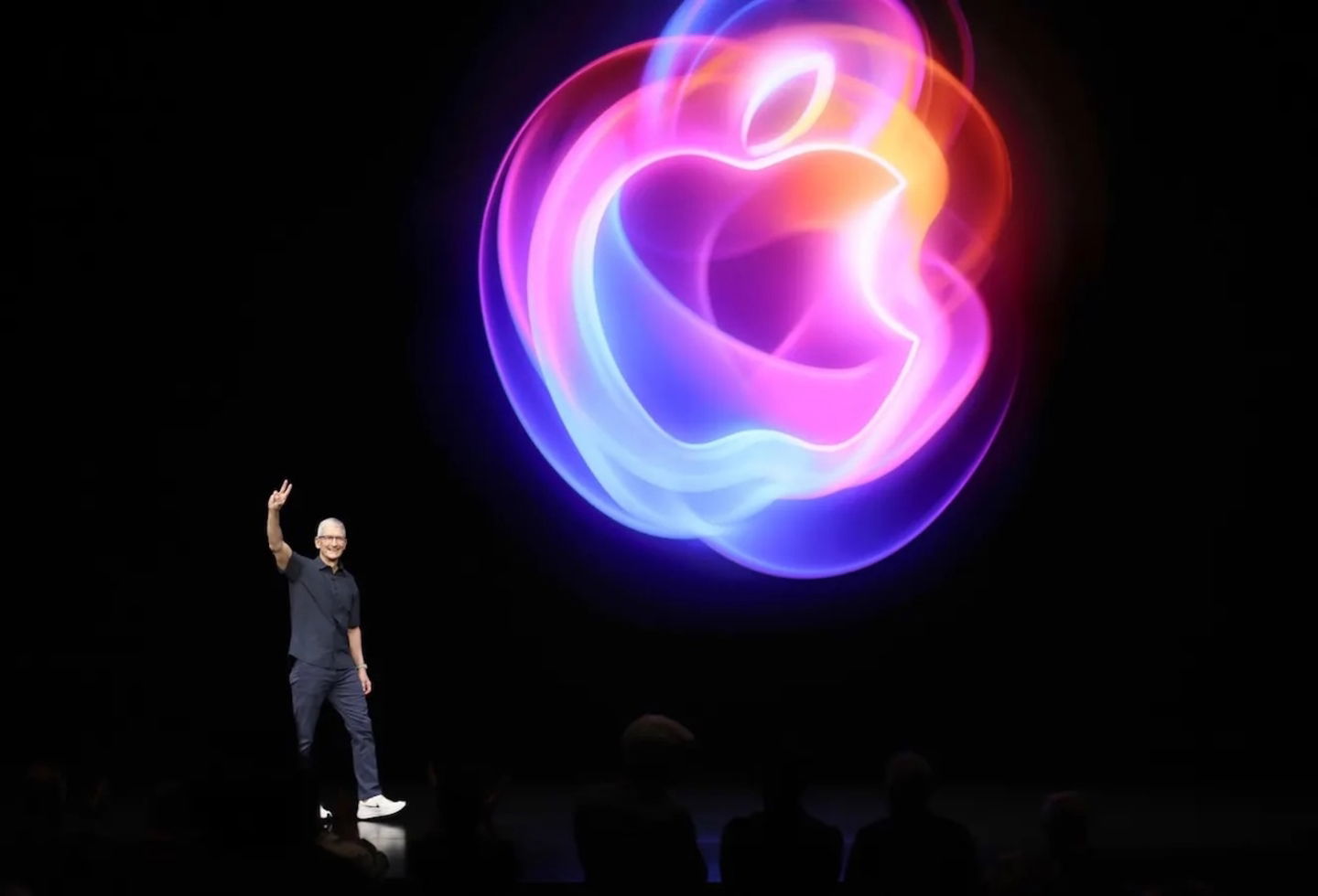 Tim Cook en un evento de Apple