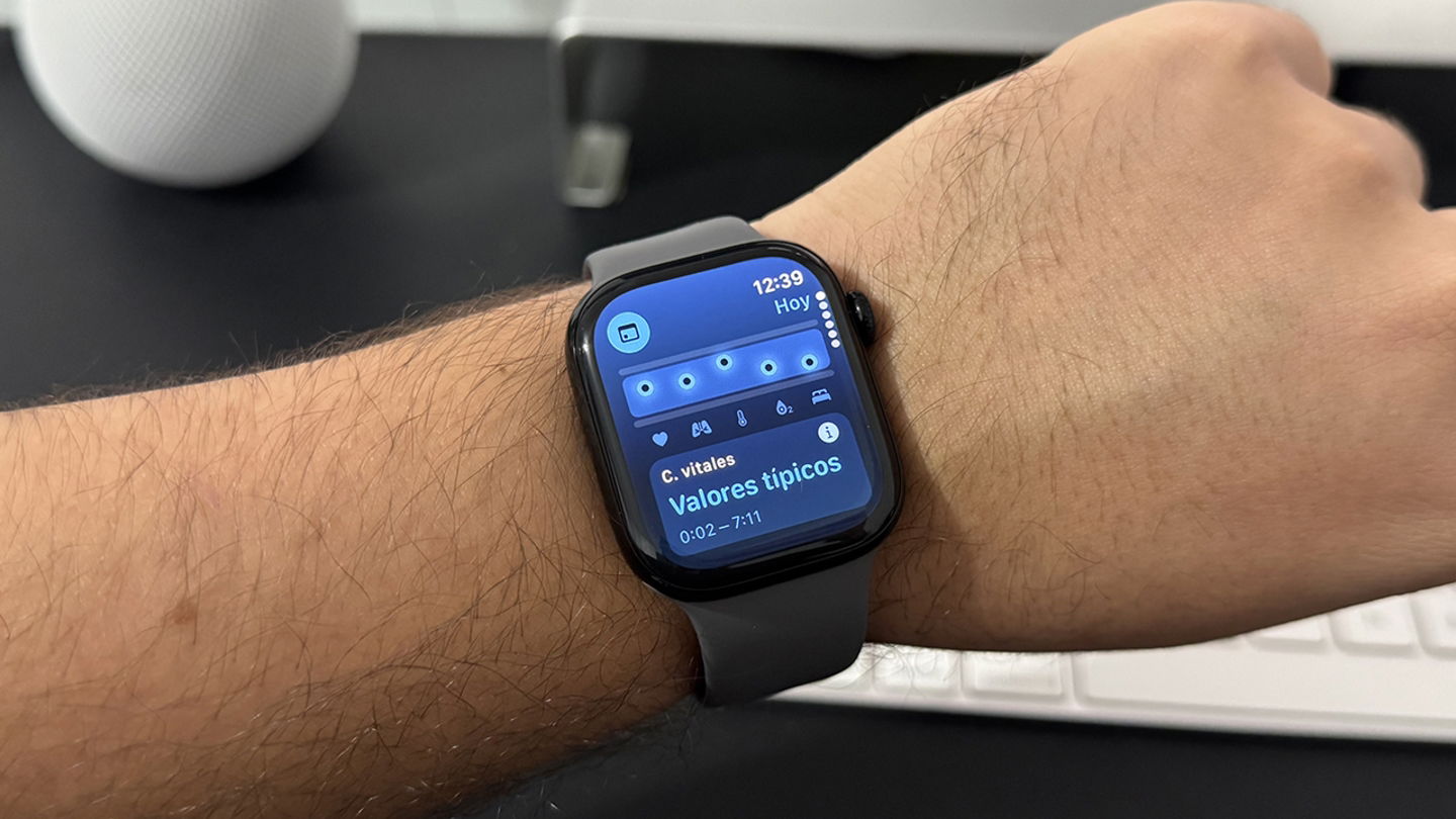 App constantes vitales en el Apple Watch Series 10