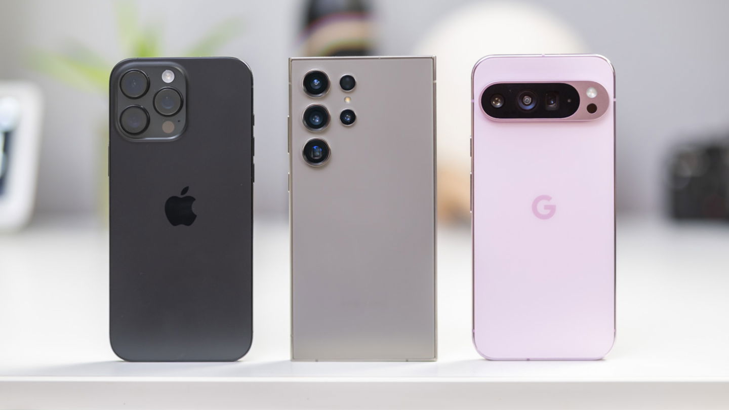 El iPhone 16 Pro Max, el Samsung Galaxy S24 Ultra y el Pixel 9 Pro XL