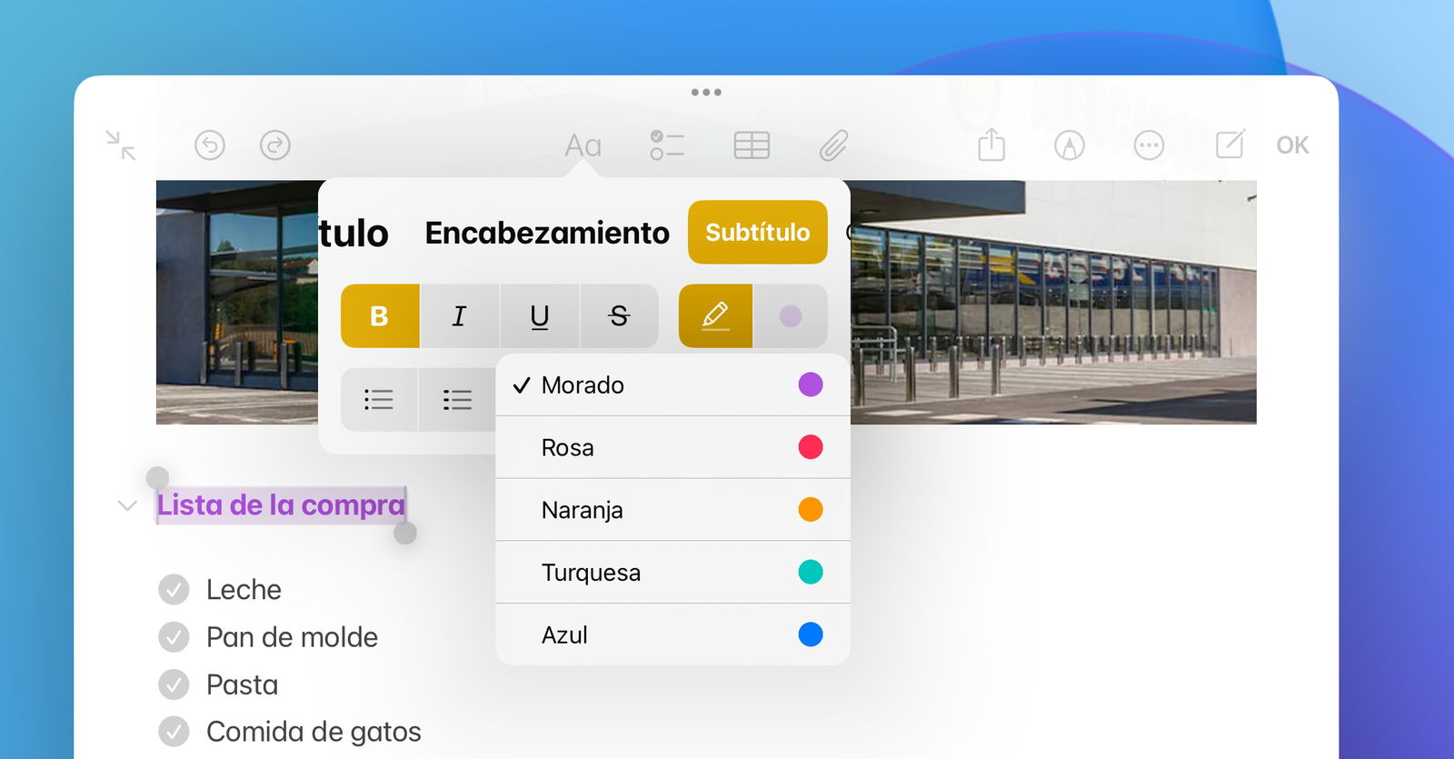 Novedades de iPadOS 18