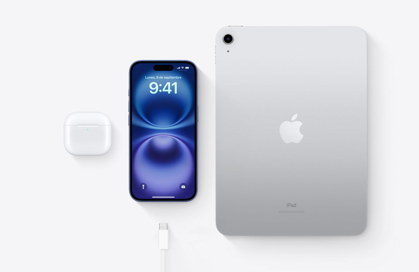 AirPods 4, iPhone 16 y iPad Air