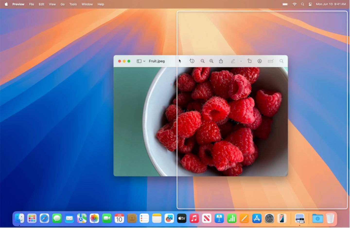 Ajuste de ventana rápida con macOS Sequoia