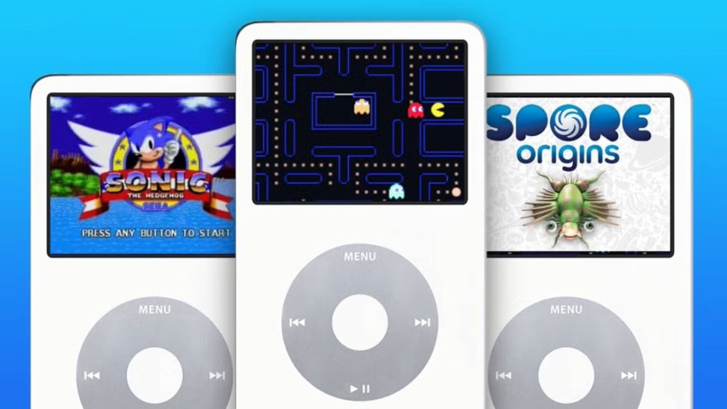 Apple lanzo juegos para el iPod classic