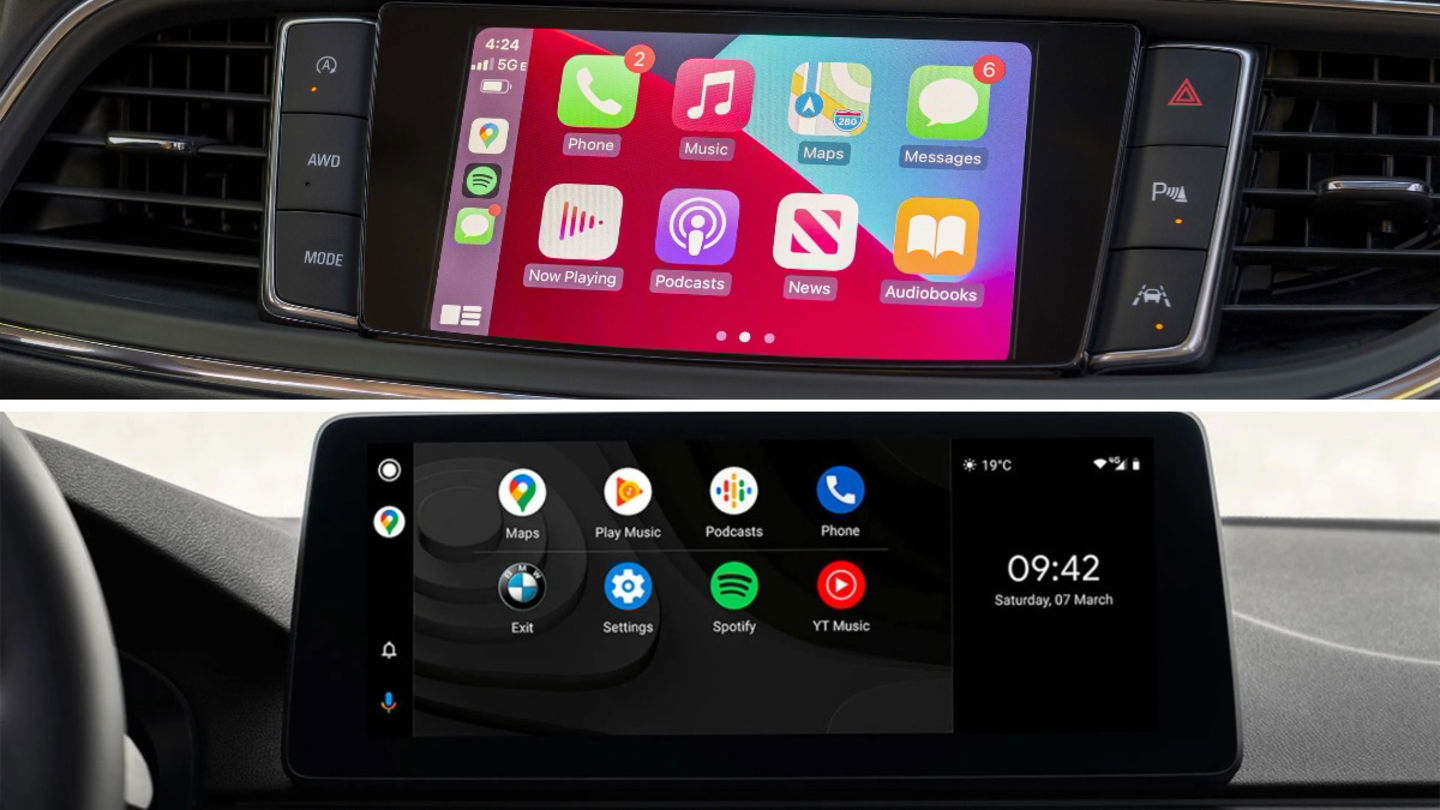 Comparando CarPlay y Android Auto