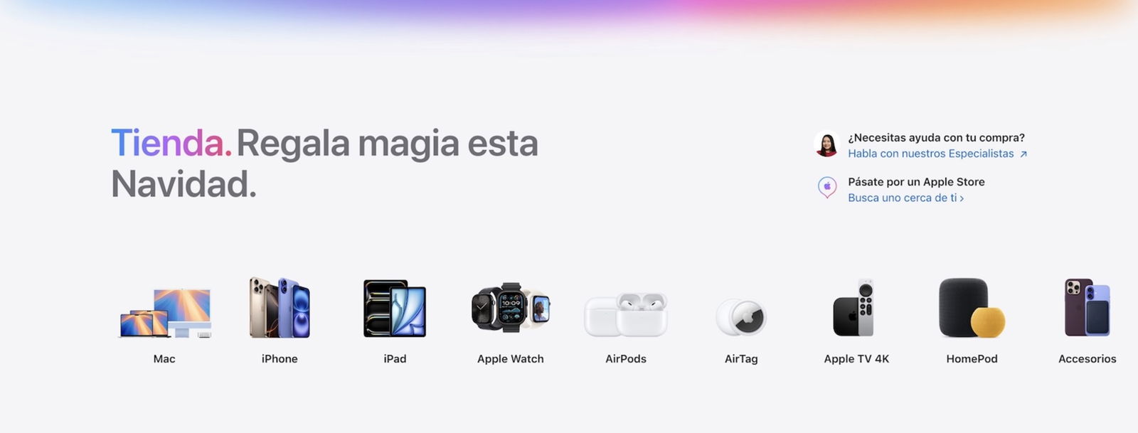 Productos de Apple Online Store