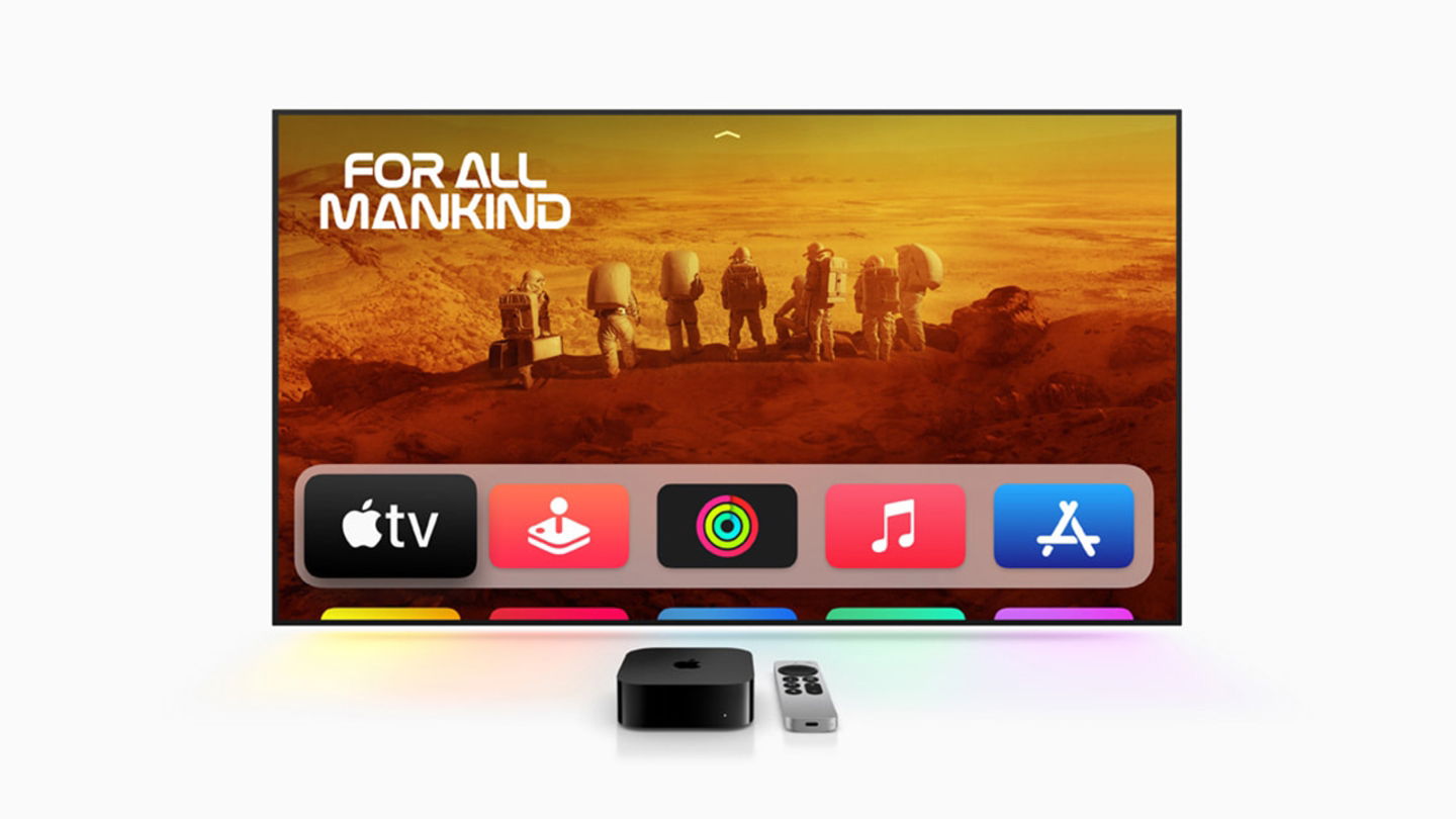 Apple TV en un televisor