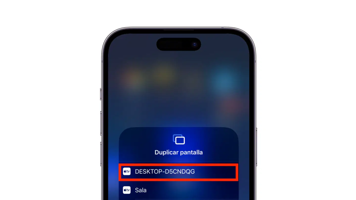 Opciones de duplicación iPhone