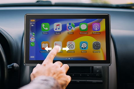 Esta pantalla con CarPlay es compatible con cualquier coche y perfecta para tu iPhone