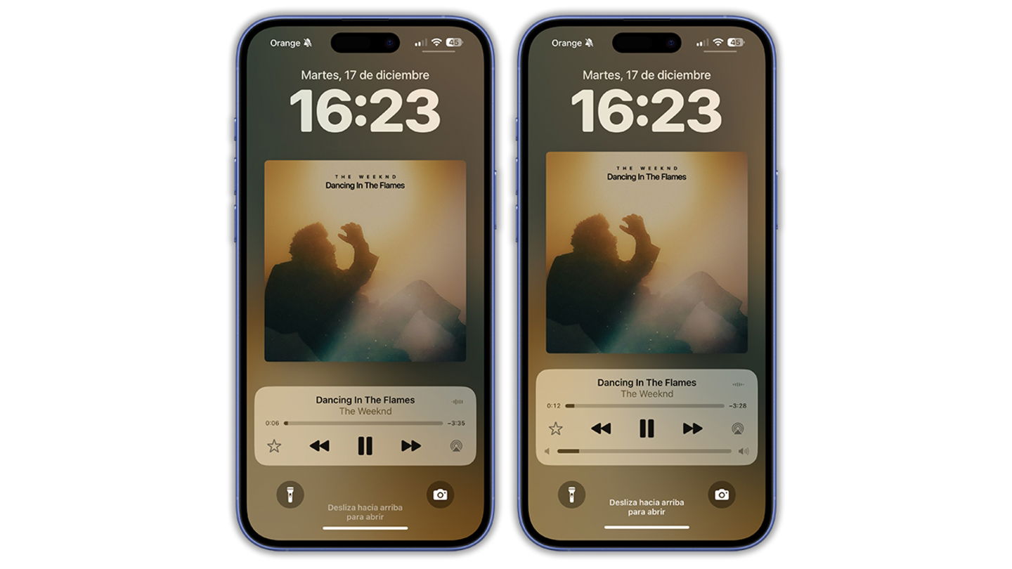 Capturas de pantalla del iPhone