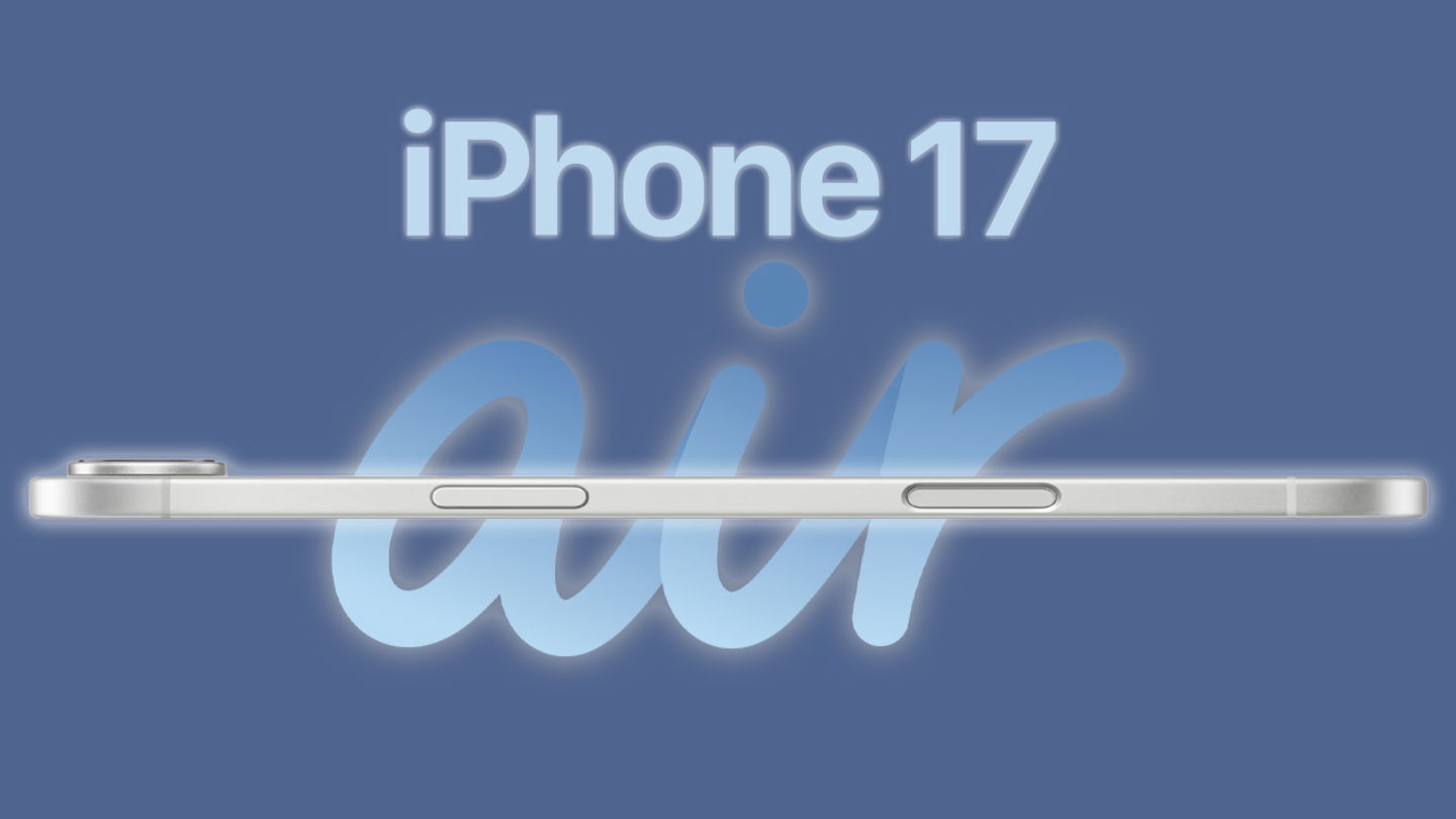 iPhone 17 Air concepto