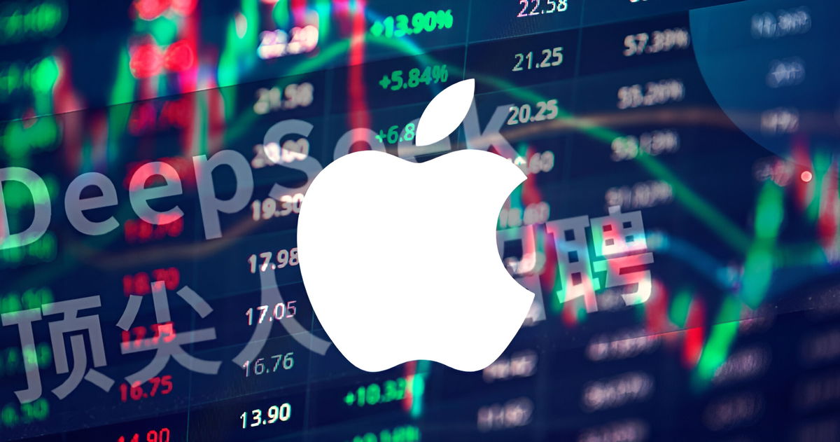 Apple crece un 3% en bolsa en medio del "tsunami DeepSeek"