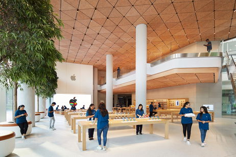 Apple inaugura una nueva Apple Store y tienes un fantástico wallpaper para celebrarlo