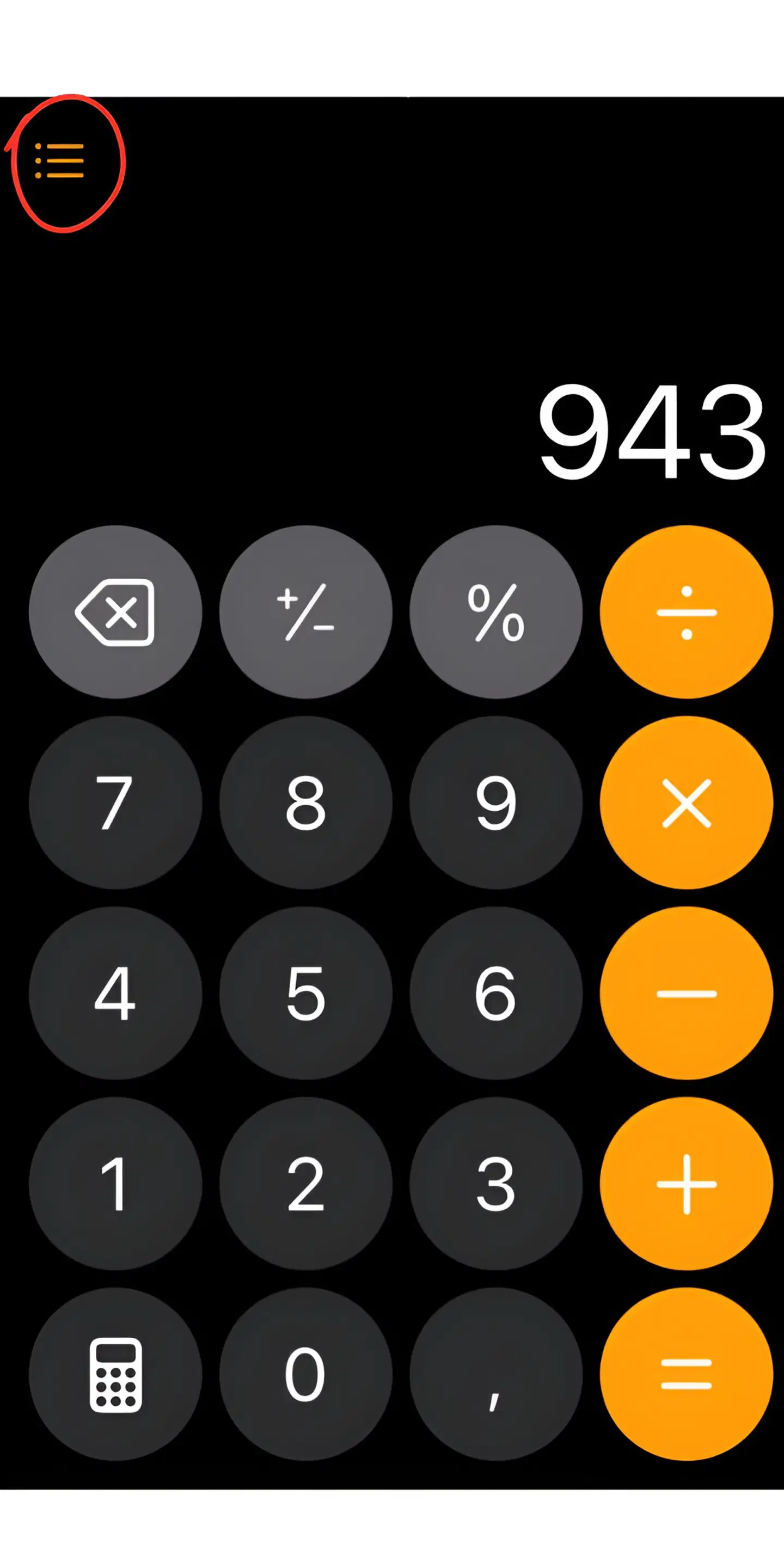 El historial de la Calculadora del iPhone es un arma de doble filo. Puedes avergonzarte mucho de él