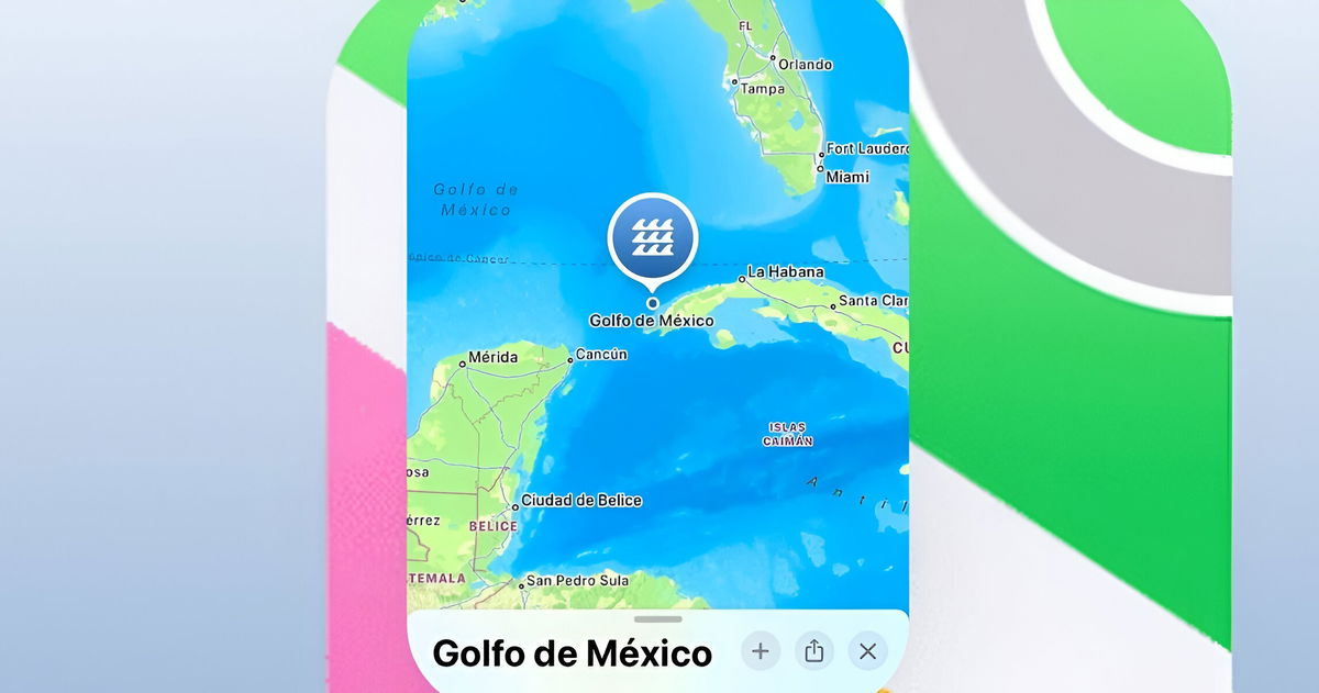 Apple Maps sigue llamándolo Golfo de México en vez de Golfo de América, por mucho que quiera Trump