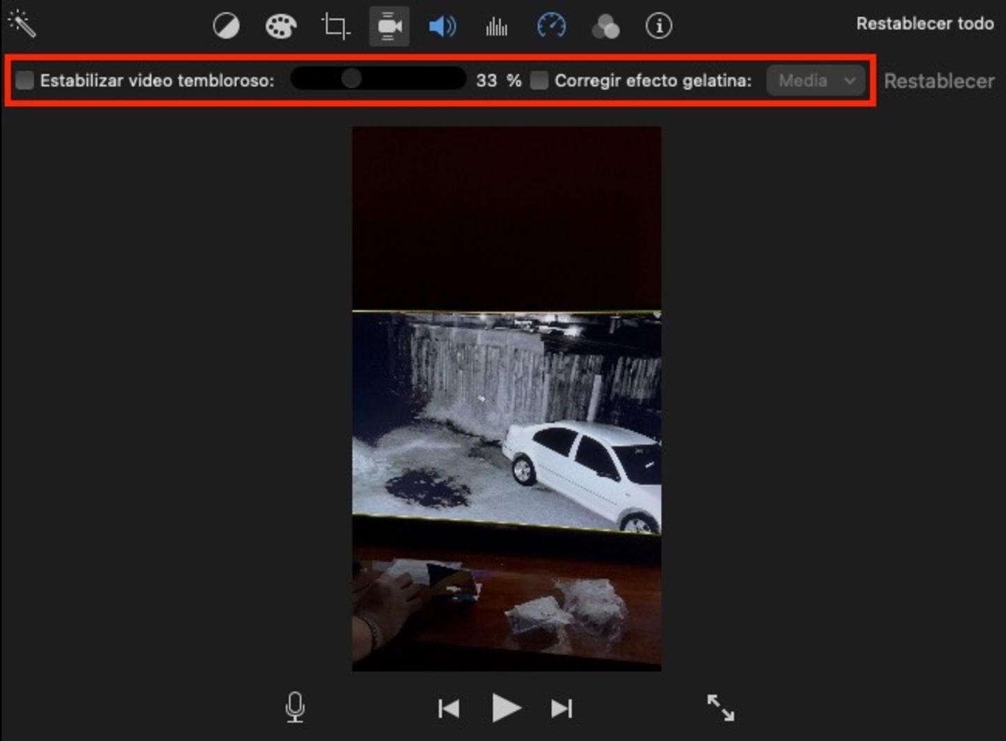 Estabiliza y corrige vídeos con efecto gelatina
