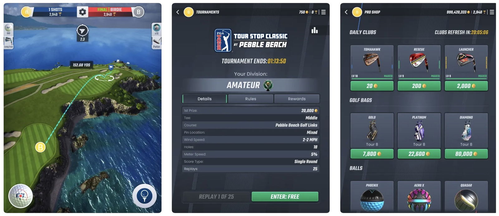 Imágenes del juego PGA Tour Pro Golf