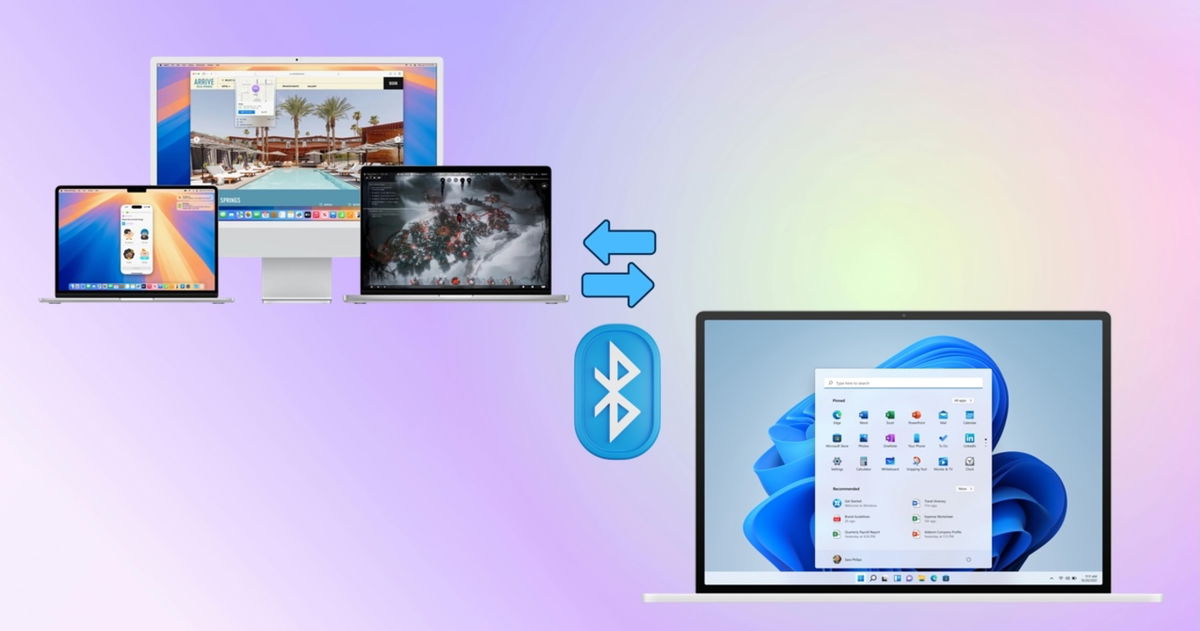 Cómo transferir archivos entre Mac y Windows por Bluetooth