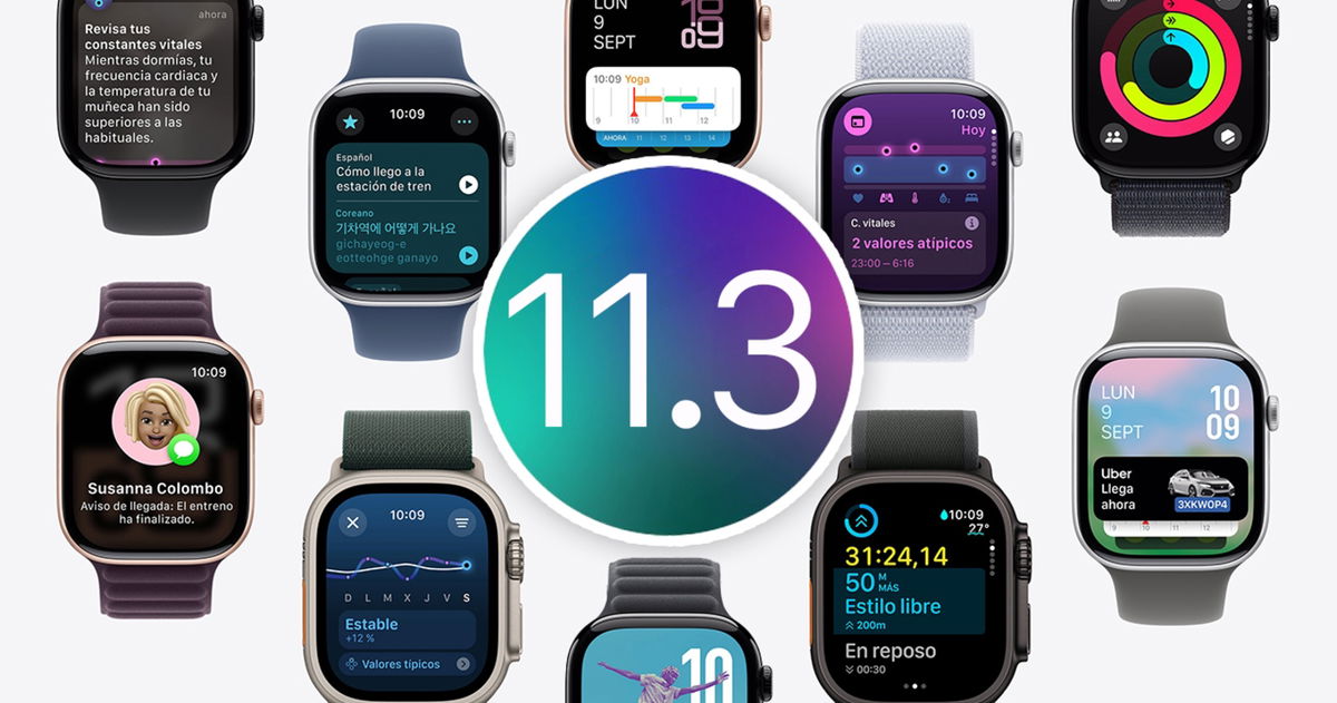 Apple lanza watchOS 11.3 para el Apple Watch, descubre todas las novedades