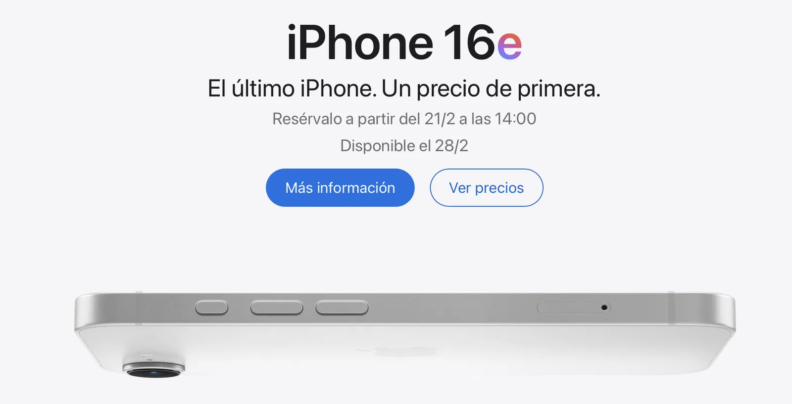 iPhone 16e