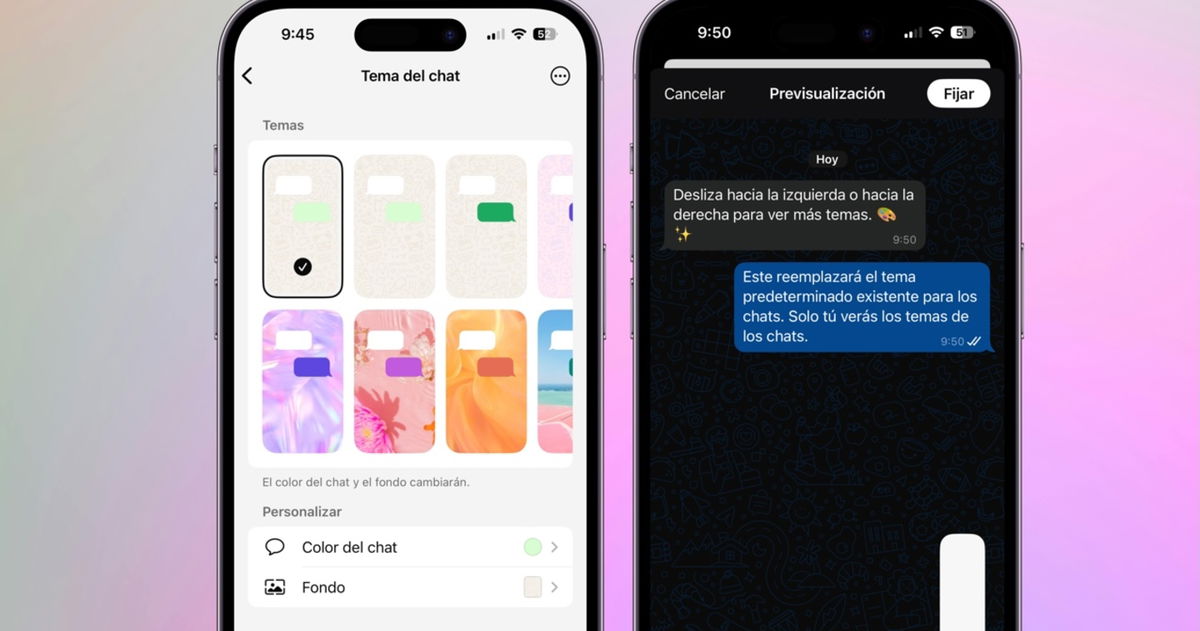 Los nuevos temas de WhatsApp ya están disponibles para todo el mundo