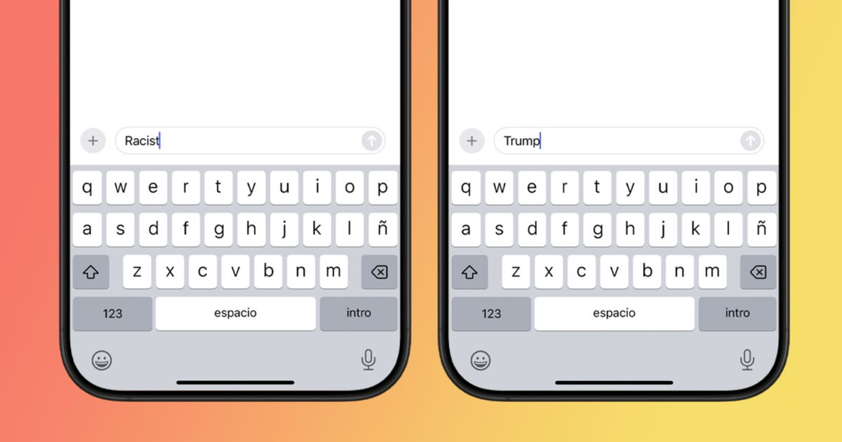 El iPhone tiene un extraño bug que corrige la palabra "Trump" por "racista" y viceversa