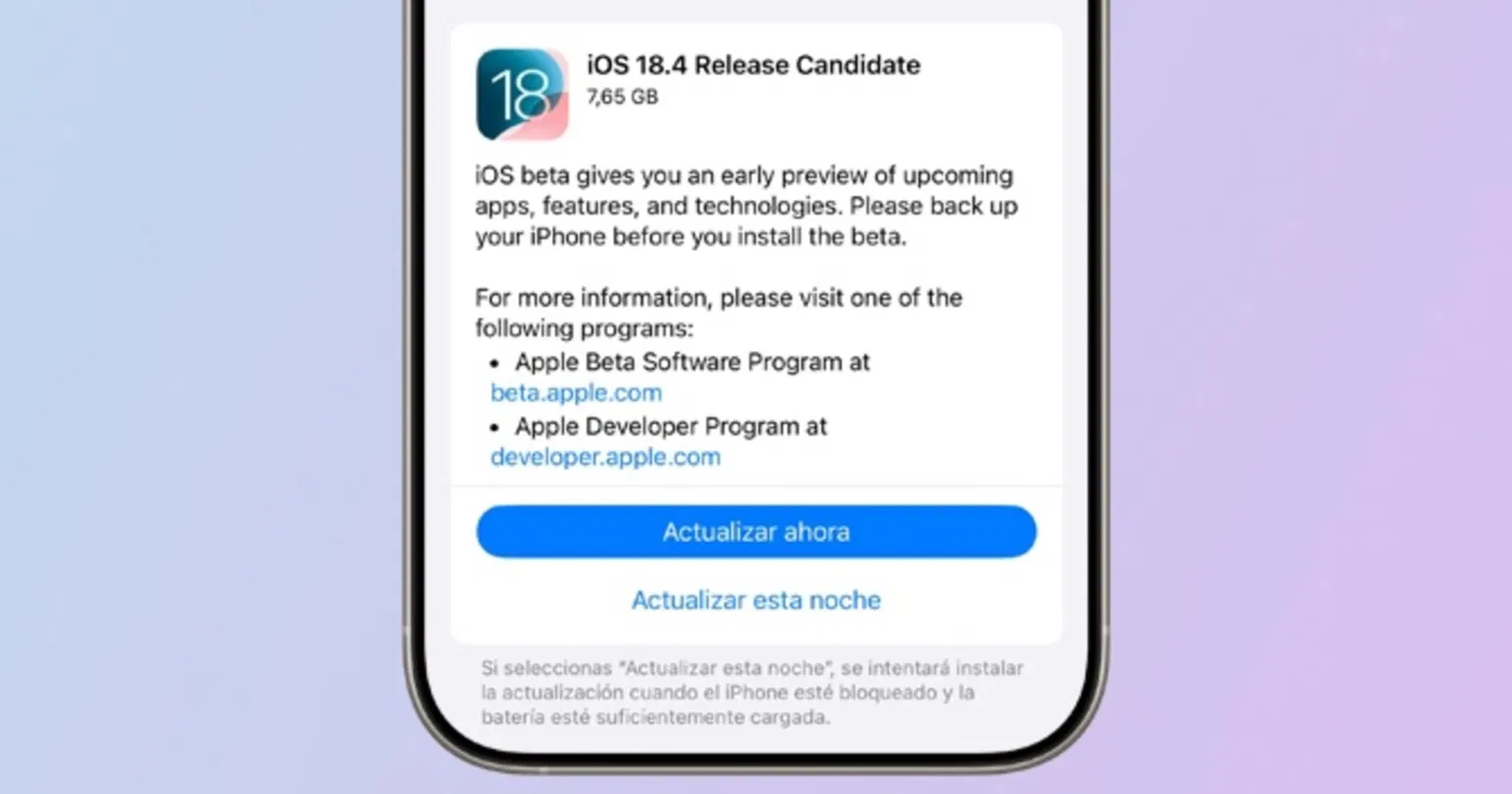 iOS 18.4