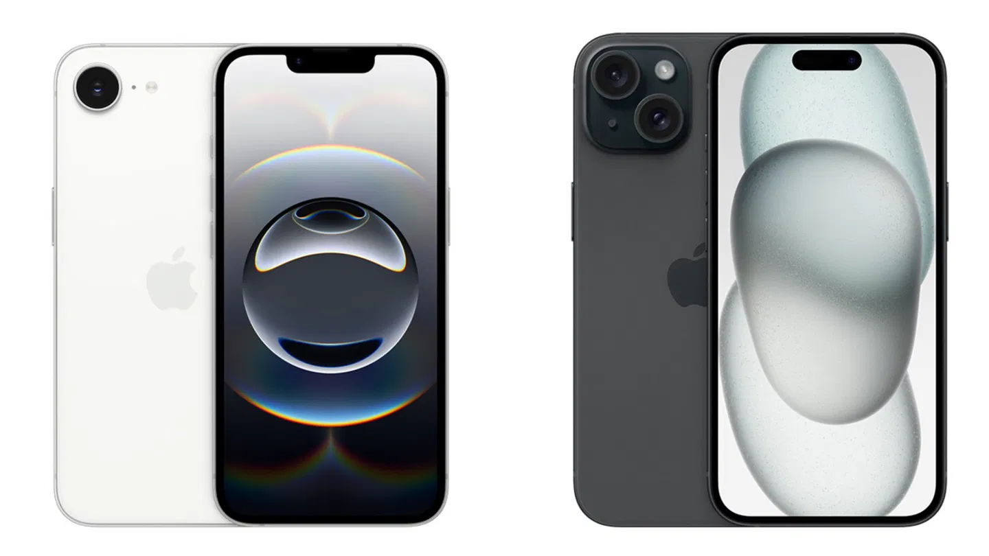 iPhone 16e y iPhone 15