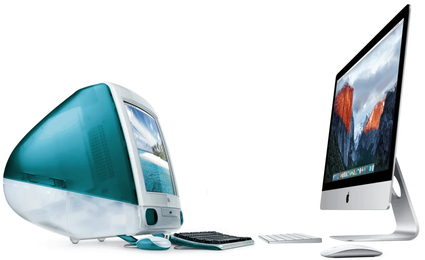 iMac 1998 vs iMac 2010