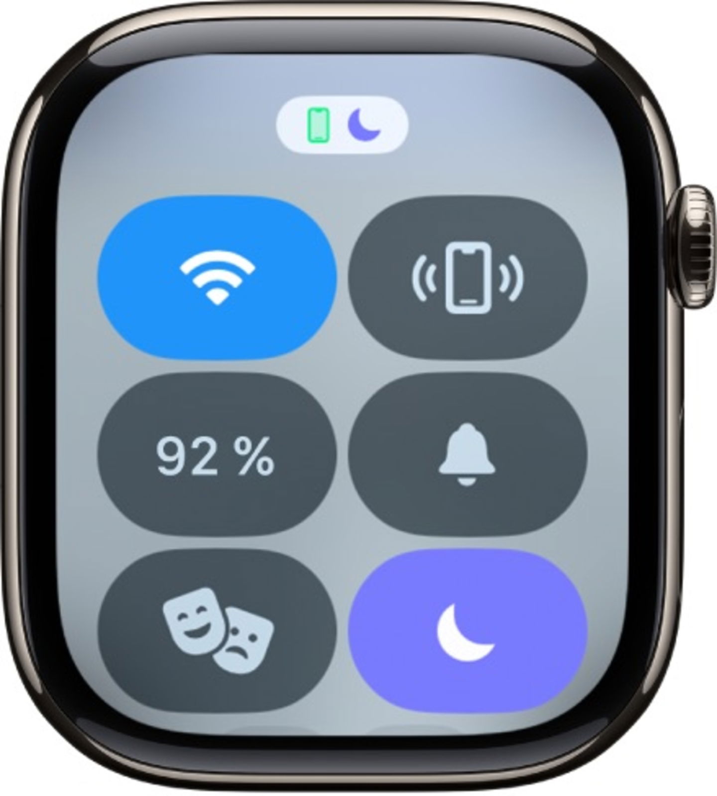 Centro de control watchOS