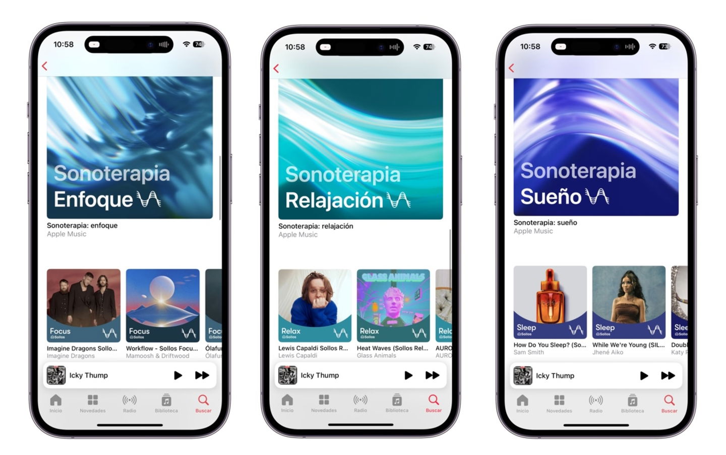 Sonoterapia Apple Music
