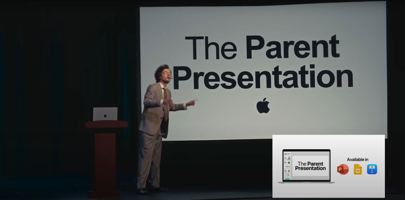 La presentación de Apple dirigida a los padres y madres de familia