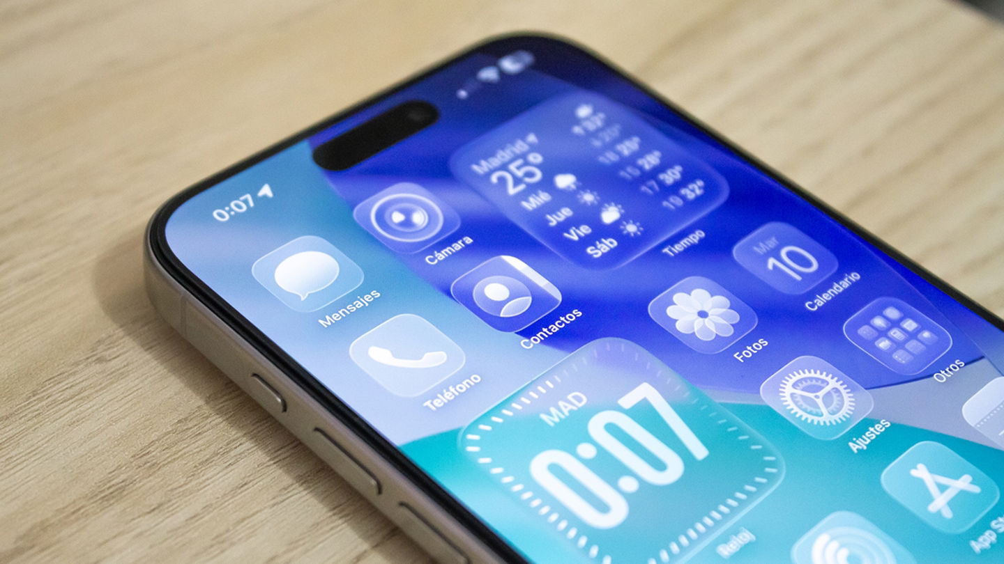 iPhone con iOS 26