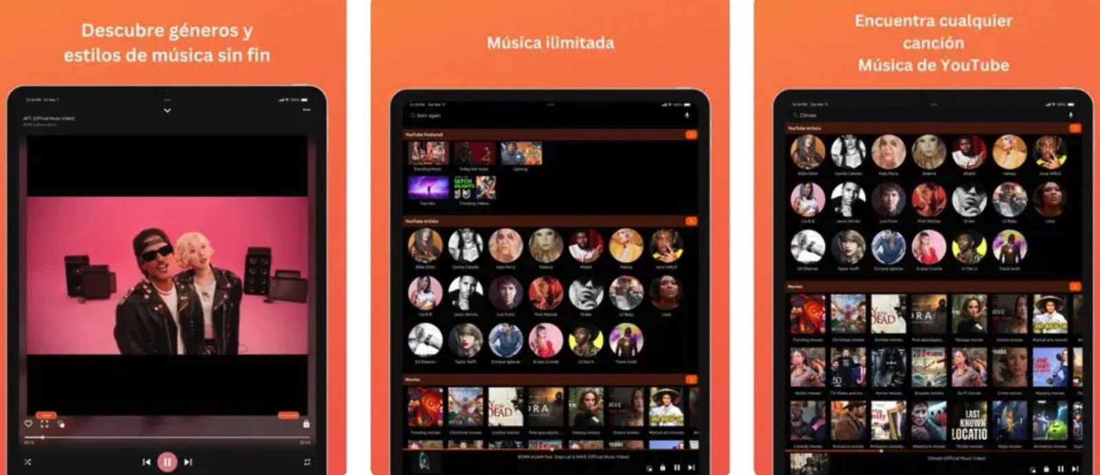 Online Musica y video player
