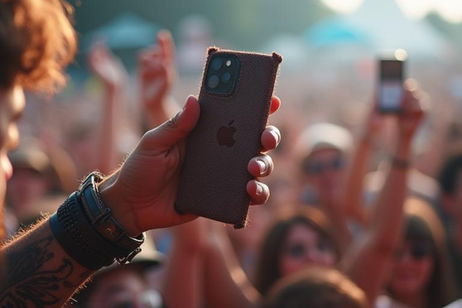 Roban 18 iPhone en el en el Brunch Electronik Barcelona
