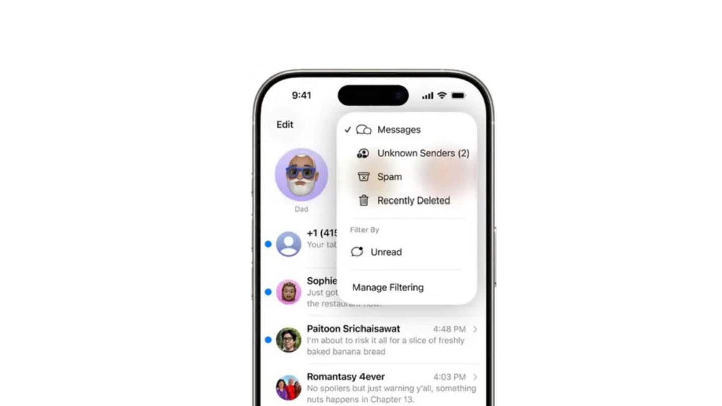 Mensajes iOS 26