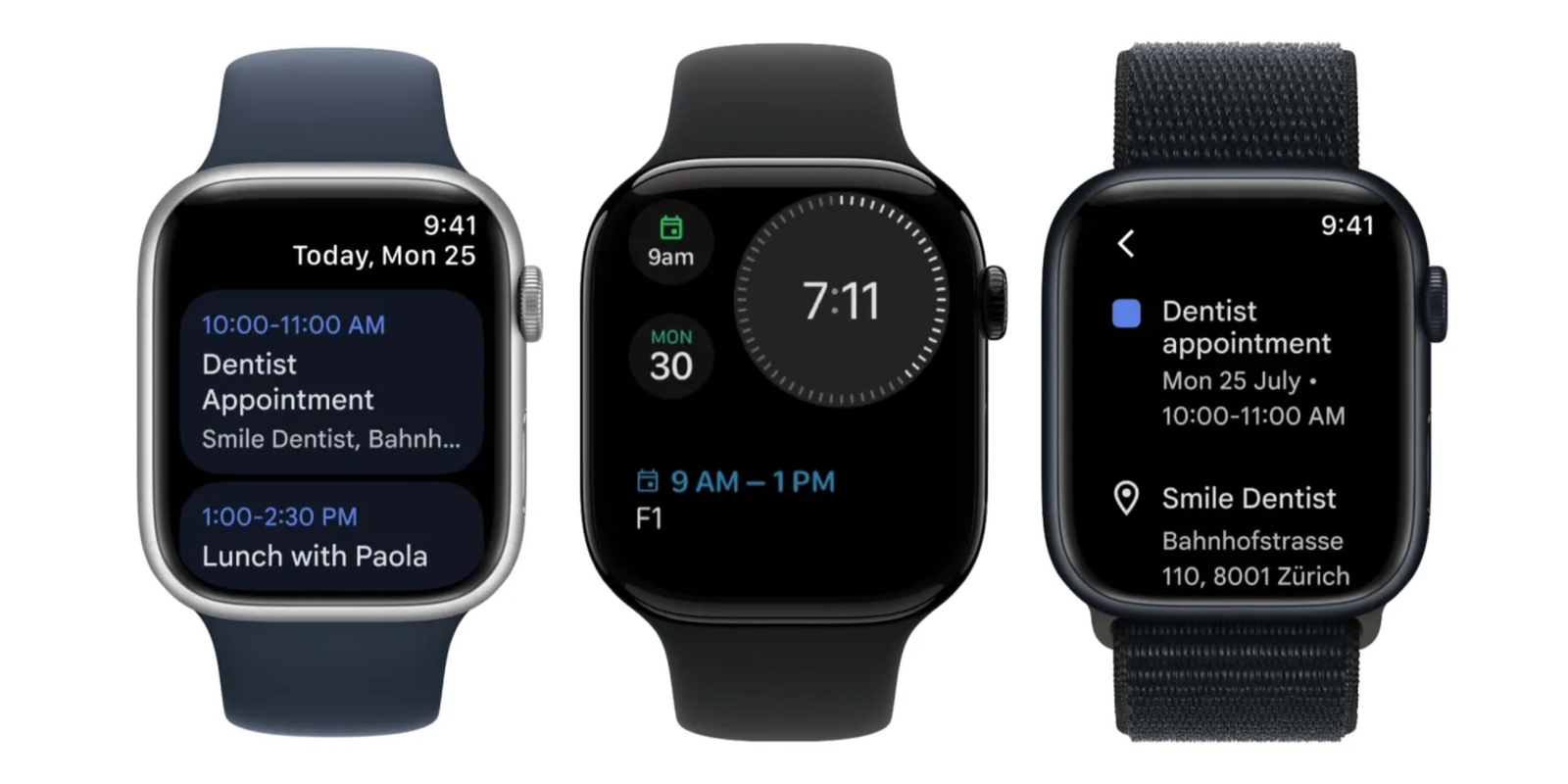 Apple Watch Calendar