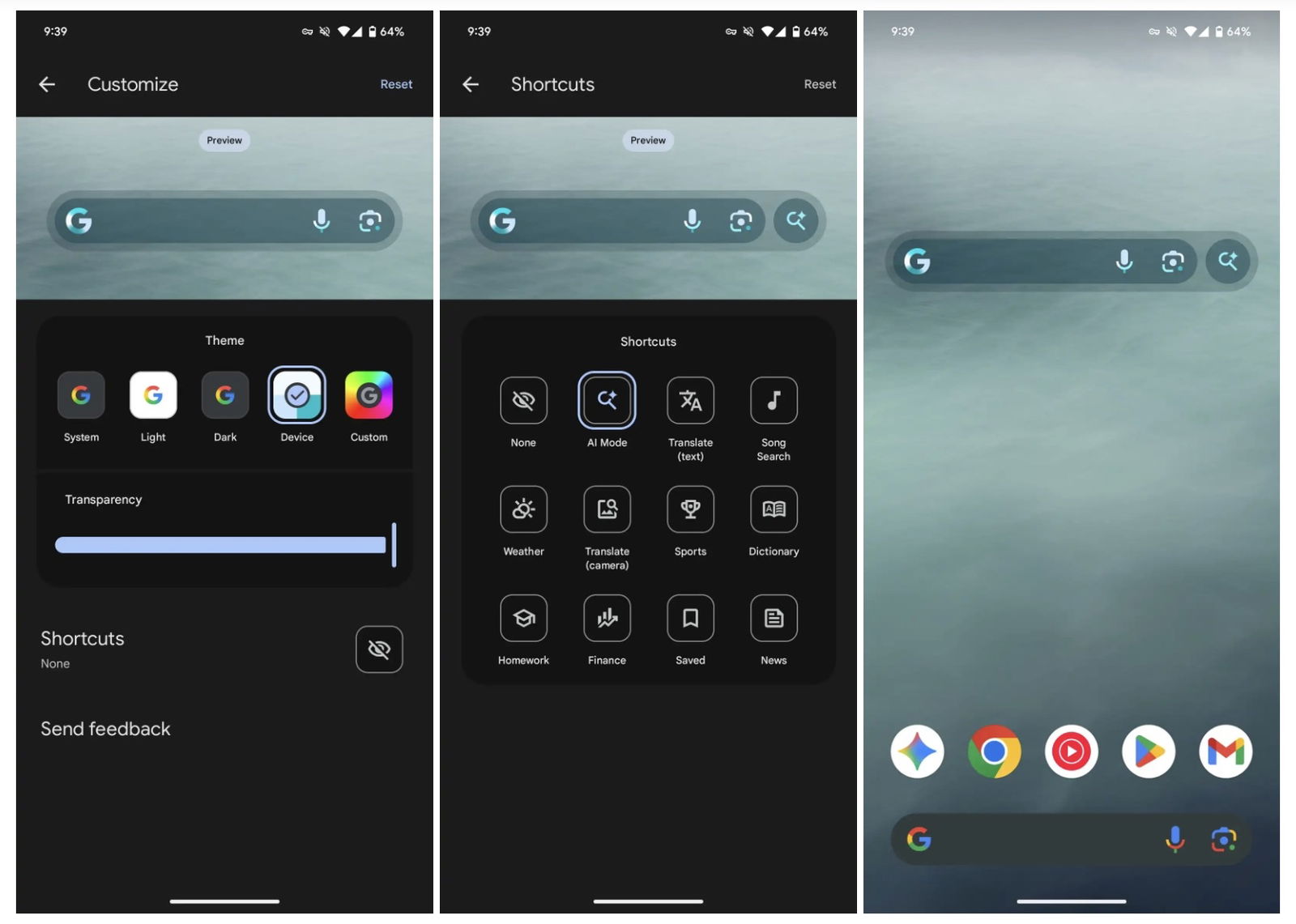 Personalizar widget de búsqueda Google con IA