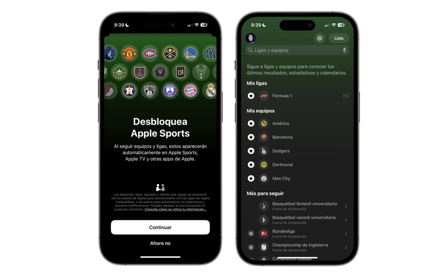 Apple Sports Application