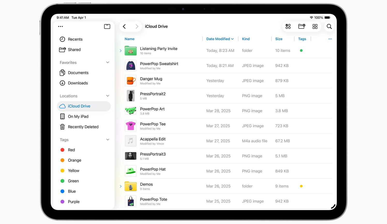 iPadOS 26: nueva app de Archivos